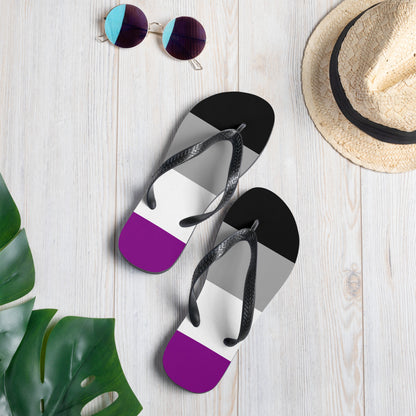 Asexual Pride Flip-Flops - Queer America Clothing