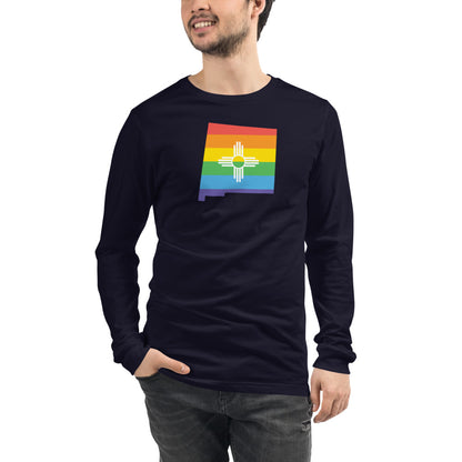 New Mexico State Rainbow - Unisex Long Sleeve