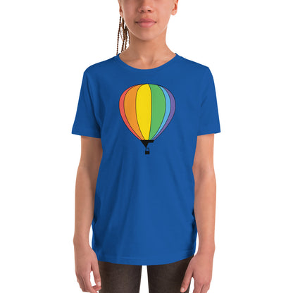 Hot Air Balloon Rainbow - Youth Shirt