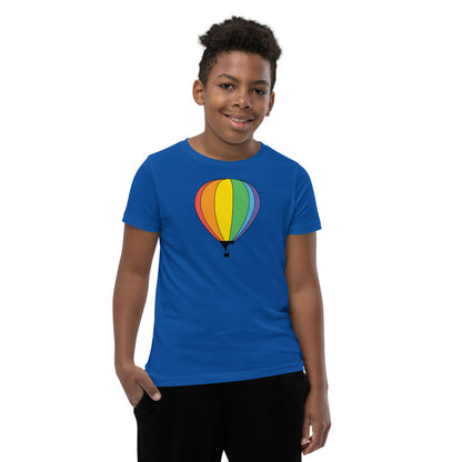 Hot Air Balloon Rainbow - Youth Shirt