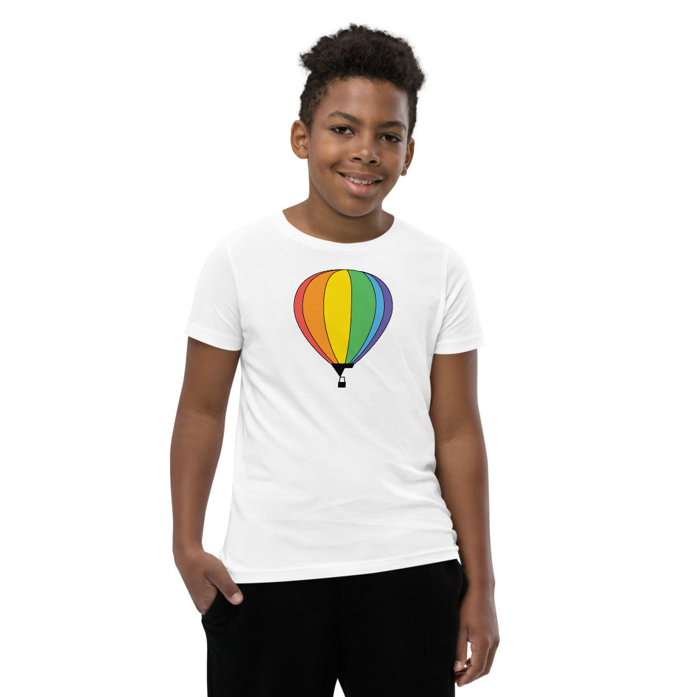 Hot Air Balloon Rainbow - Youth Shirt